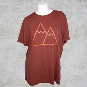 Goodfellow & Co.Copper Rust Tee with Mountain Graphic XL Standard Fit Mens